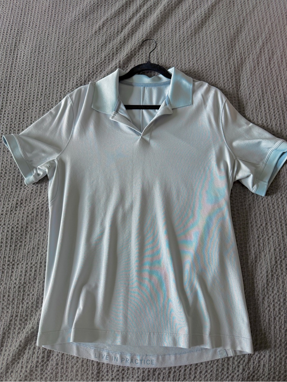 Lululemon - Light Blue Men’s Polo Shirt